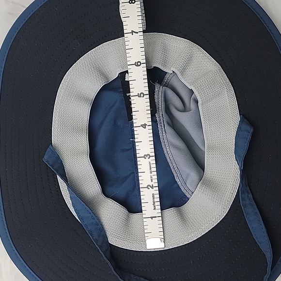 REI NEW Kid's Paddler Thunder Blue SPF 50 Adjustable Strap Hat Size 4-7 Yr - Picture 9 of 9